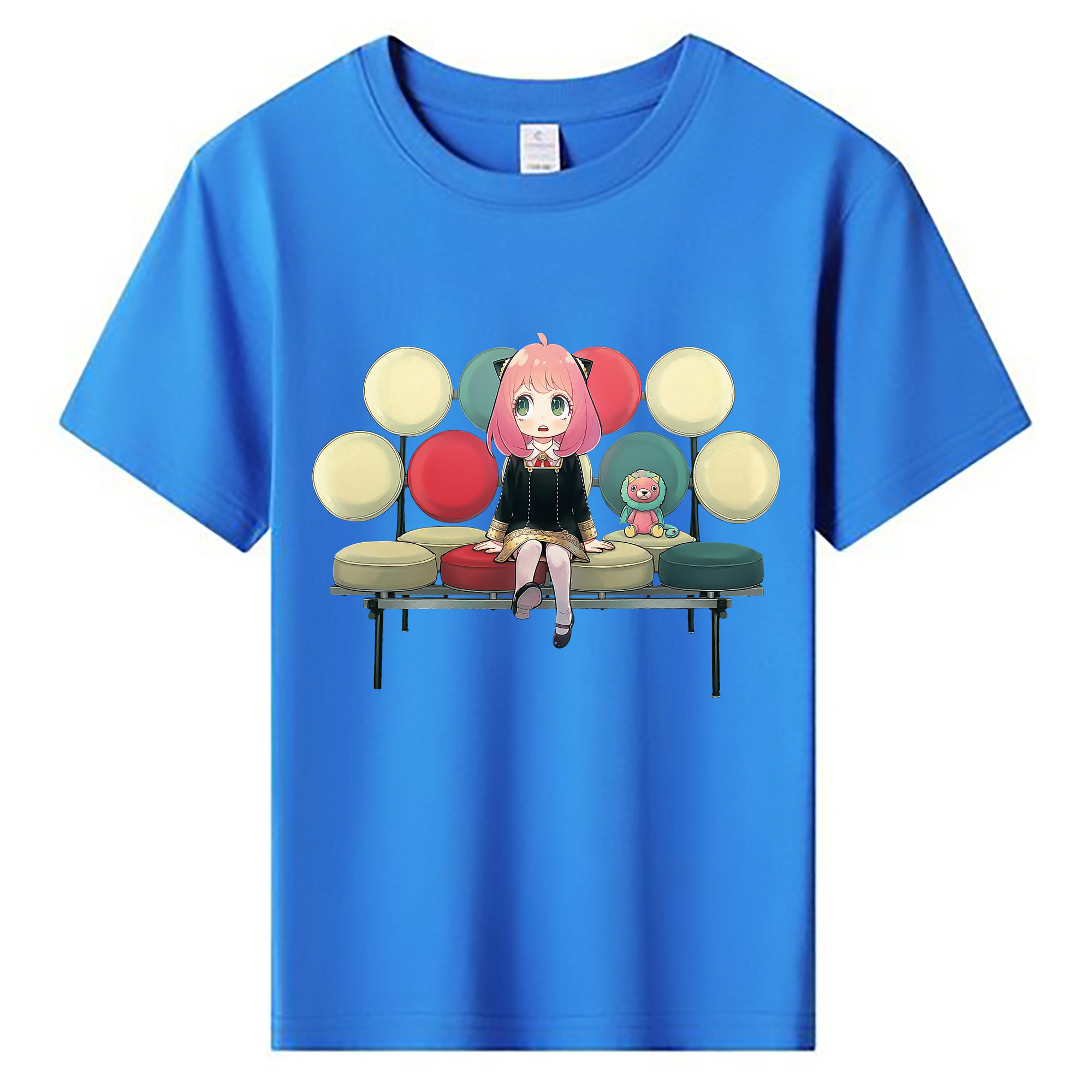 （画像用） SPY×FAMILY间谍家家酒 綿100％キッズTシャツ（フロントプリント）